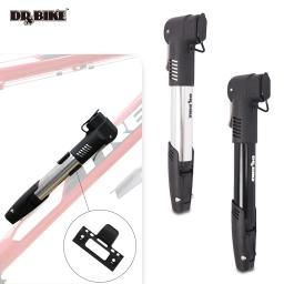 Compressor de ar de bicicleta com bomba de alta pressão, mini bomba manual, com suporte para schrader e válvula presta fietspomp - Image 1