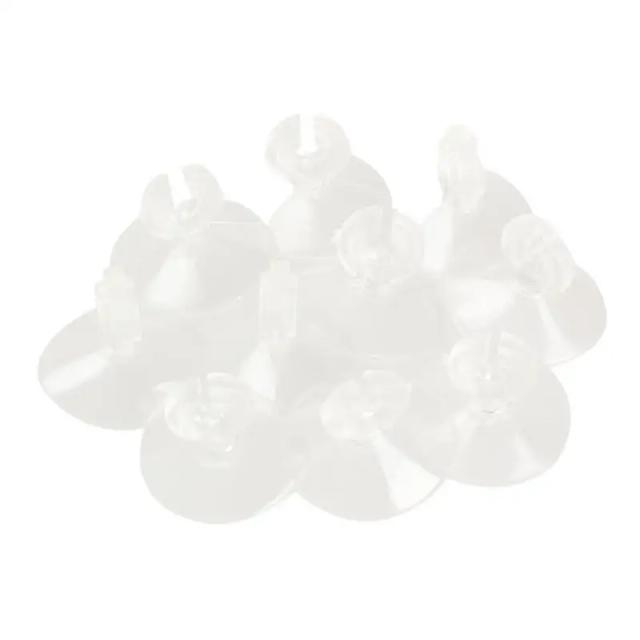 Ventosa de Silicone para Aquário - Suporte por Sucção para Tubo de Bomba 4/6mm com 10 Peças para Suprimentos Aquáticos de Animais de Estimação
