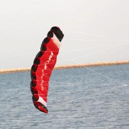 Dual Line Parafoil Kite para adultos, barra de controle, trança elétrica, vela, Kitesurf, arco-íris, esportes, praia, alta qualidade, 1,8 m - Image 3