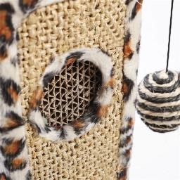 Arranhador para gatos tipo árvore, brinquedo para gatos com bola, sisal para arranhar - Image 4