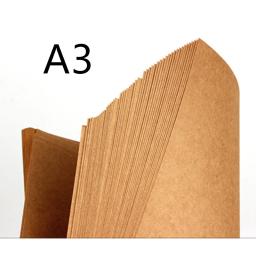 20 peças-papel kraft marrom a3 70-200gsm - Image 1