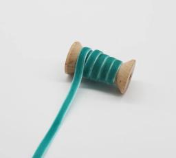 Fita de veludo para decoração de artesanato, 1/8 "3mm 1/4" 6mm 3/8 "9mm, sem elástico, revestimento de tecido de rosto único para diy, caixa de presente, artesanato, envoltório - Image 5