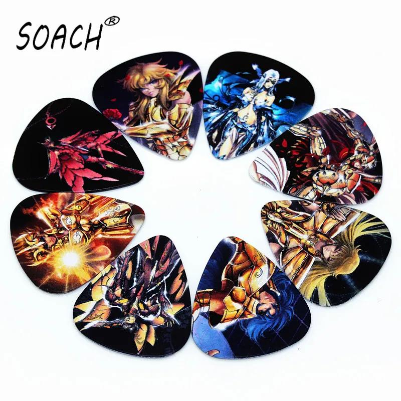 Soach mix de palhetas para guitarra, mais novas palhetas de desenho animado de 1.0mm de espessura, acessórios de guitarra, ukulele e baixo, 50 peças - Image 1
