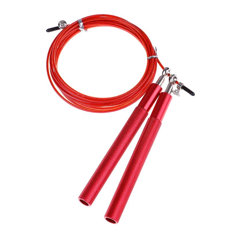 Ajustável treino de fitness pular corda universal exercisesteel fio universal rolamentos de esferas equipamentos de pular corda - Image 1