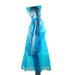 Impermeável de plástico portátil para acampar, Impermeável para caminhadas e montanhismo, Casaco de chuva de emergência, Equipamento de atividade externa - Image 3