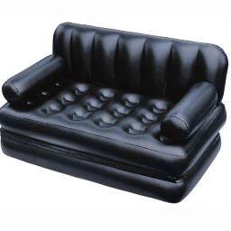 Sofá inflável do jardim, cama de ar dupla, sofá multifuncional, colchão de acampamento, mobília ao ar livre, sofá inflável, colchão para 2 pessoas - Image 4