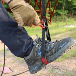 Xinda profissional ajustável webbing pé loop escalada poliéster pé laço ascendente dispositivo de cinto banda equipamento de escalada - Image 6