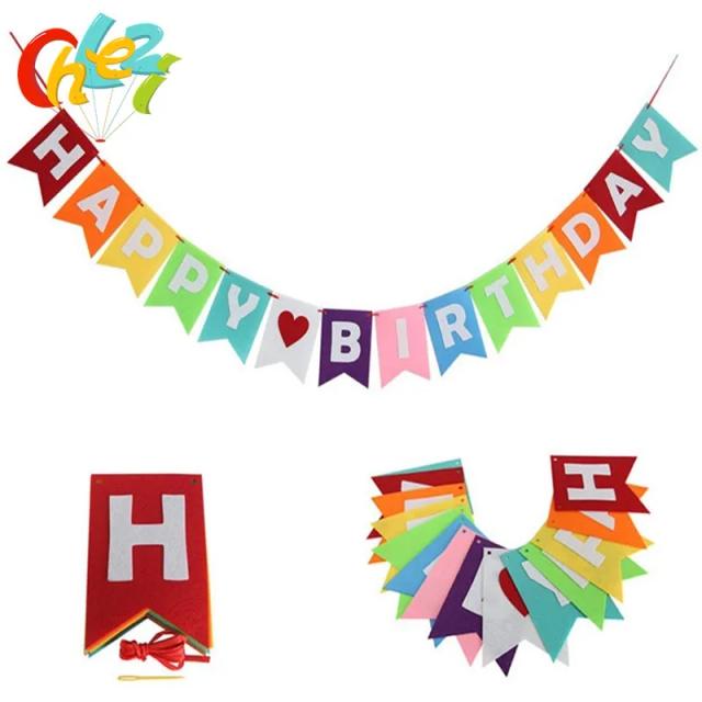 Decoração Criativa para Aniversários: Faixas de TNT DIY para Festas Infantis de Meninos e Meninas