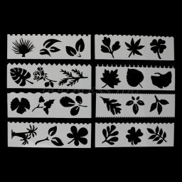 Molde de desenho de plástico para crianças, 8 tamanhos, estênceis, pintura diy, materiais escolares, artesanato, drop shipping - Image 3