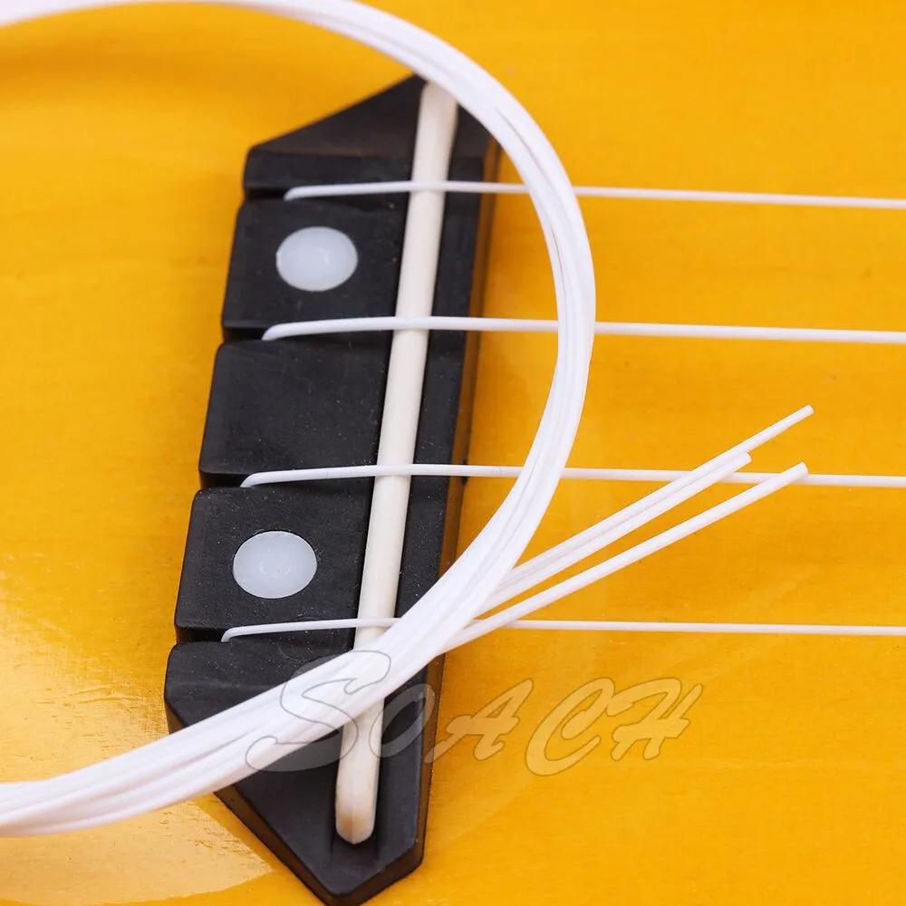 Soach corda de violão de madeira original, ukulele havaiano de 4 cordas, acessórios de instrumento para iniciantes de usar - Image 1