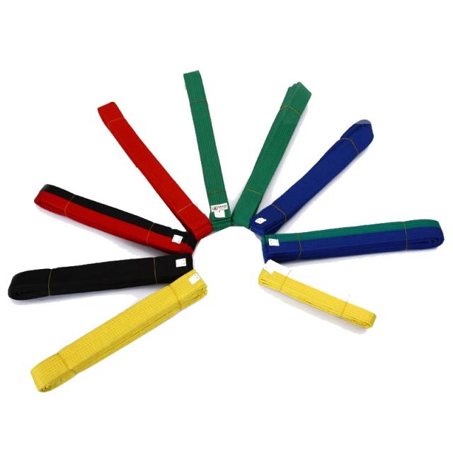 Cinto de Taekwondo Colorido para Adultos e Crianças com Cós DEO - Ideal para Professores de Artes Marciais, Caratê e Judô - 280cm