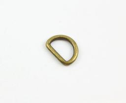 100 peças 10mm anel de metal soldado cor bronze antigo anel d para bolsa bolsa bolsa - Image 2