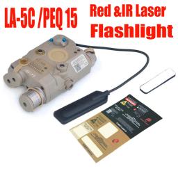 ELEMENTO Laser Vermelho e IR e Lanterna para Caça, PEQ 15, LA-5C, UHP, 2 Cores, EX 396 - Image 1