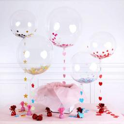 10 pces 12/18/20/24 polegada luminosa transparente bobo bolha balões de natal decorações da festa de aniversário do casamento balões de hélio - Image 2