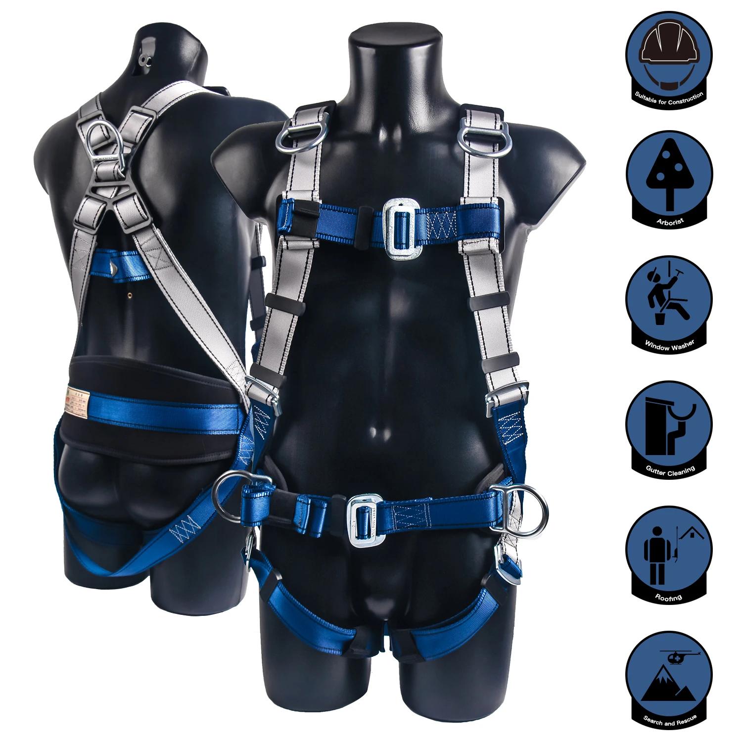 Alta qualidade profissional arnês escalada alta altitude proteção cinto de segurança corpo inteiro anti queda engrenagem protetora - Image 1