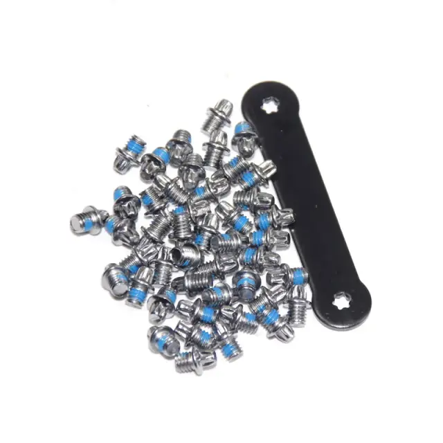 Parafusos Antiderrapantes para Pedal de Bicicleta MTB - Conjunto com 45 Peças Essenciais