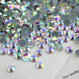 QIAO-Hotfix Strass para Roupas, Cristal de Alta Qualidade AB, Ferro Em Strass, Pedra De Vidro Prego, Botas DIY, SS3-SS50 - Image 4