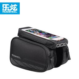 ROSWHEEL-Quadro de Bicicleta Frente Cabeça Bag, Tubo Superior Separável Bike Bag, Duplo IPouch Ciclismo, 5.7 "Celular, Acessórios de bicicleta - Image 3