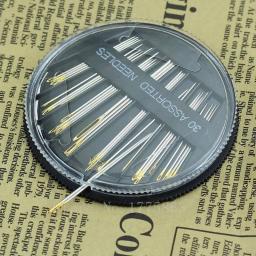 Agulhas de costura de mão grande olho, Agulhas bordadas para bordado de costura de colcha, DIY Tail Sewing Tool - Image 4