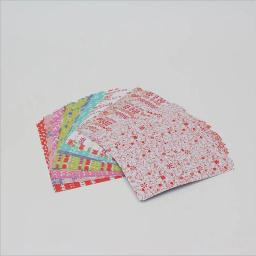 Origami Papel Dobrável, Mix Cor Quadrado, 12 Tipos de Padrões, DIY Kid Gift, Papéis Com Flores, 72 Folhas, 15x15cm - Image 3