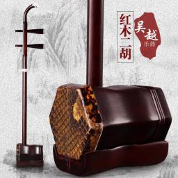 Cordas erhu pau-jacarandá chinês de alta qualidade, instrumentos musicais, 04as com caixa de arco, livro em inglês e conjunto completo de acessórios - Image 6