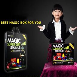 Conjunto de Truques Mágicos para Crianças, 50 Tipos, Jogar com DVD, Ensino Profissional Magic Prop, Gimick Card, Puzzle Toy, Presente - Image 3
