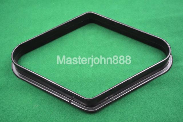 Rack de Bola de Plástico Preto para Snooker e Bilhar - Diamante 9 Bolas