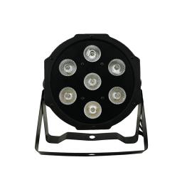 Shehds-luzes de led para palco, 7x12w, rgbw, com dmx512, 4 em 1, efeito de luz para dj, discoteca, festa, equipamento de palco - Image 1
