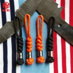 EDC-Handmade Titanium Paracord Corda, Contas, Faca, Lanyard, Pingentes, Acessórios ao ar livre, 1Pc - Image 2