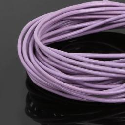 Couro Cordas Beading Cordões, DIY Acessórios para Colar e Pulseira, Suprimentos de Material Jóias, 100% Real, 5m, 1.5mm - Image 4