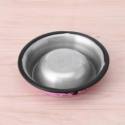 Utensílio de alimentação para cães e gatos, tigela de aço inoxidável antiderrapante para alimentar animais de estimação, 2 cores - Image 2