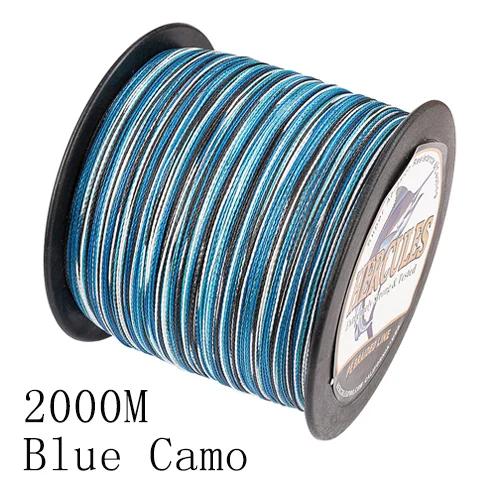 Hercules Linha de Pesca Carpa 8 Fios 10-300lb 2000m