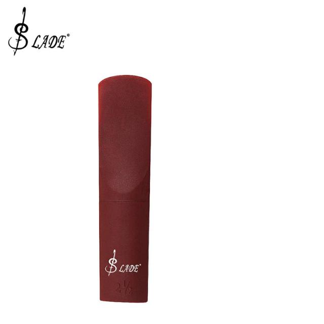 Palhetas de Bambu Slade para Saxofone: Acessórios Resistentes em 4 Cores, Modelo 2.5