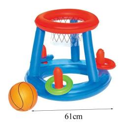 Brinquedo inflável do aro de basquete para o bebê crianças família jogar água diversão ao ar livre jogos brinquedo flutuante piscina praia brinquedos 2021 - Image 2