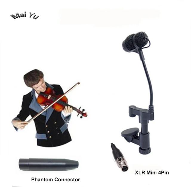 Microfone Sem Fio Shure para Violino, Bandolim e Viola - Transmissor XLR Mini 4Pin