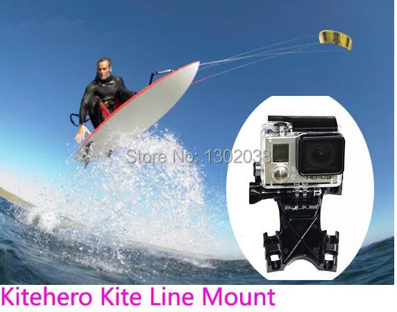 Gopro kit de montagem de linha kite acessórios de surf, montagem de linha adaptador para prancha de surf kiteboarding para gopro hero 1 2 3 3 + 4 sj4000 - Image 1