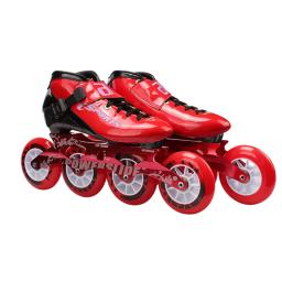 Japy velocidade patins em linha de fibra carbono profissional 4*100/110mm competição 4 rodas corrida patinação semelhante powerslide 38 - Image 1