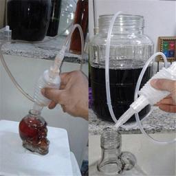Pacote de sifão semiautomático para produção de vinho, 199cm, transparente, coador, filtro, produção manual - Image 3