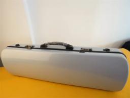Estojo rígido de violino de cor branca, 4/4 fibra de carbono, capa dura, trava de senha durável forte - Image 5