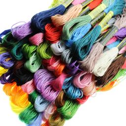 Kit Fio de algodão para bordado, meadas ponto cruz, ferramentas de costura DIY, semelhante ao DMC, Z1144, 8m, 50Pcs - Image 2