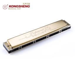Kongsheng tremolo gaita 24 buracos para iniciantes, orgão bucal com chave c/# c/d/# d/d/e/f # f/g/# g/a, instrumentos musicais, com caixa - Image 6