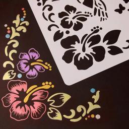 Xriy modelo de pintura, estêncil para desenho, vários padrões com flores de borboleta, pássaros, formato de coração, para projetos de artesanato diy - Image 3