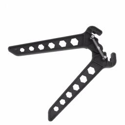 Preto Archery Bow Chute Suporte Pernas Titular Para 3D Shoot Range Alvo Caça Composto Bow Suporte Prateleira - Image 3