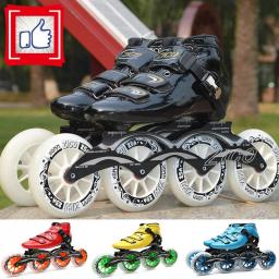 Fibra de carbono avançada, rodas de patins roller boot com estrutura cnc 85a durável 7075mm 110mm 100mm 90mm - Image 3
