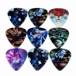 Soach mix de palhetas para guitarra, mais novas palhetas de desenho animado de 0.46mm de espessura, acessórios para guitarra, ukulele e baixo, 50 peças - Image 2