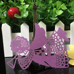10 colos marcadores de mesa à laser para casamento, 50 peças, cartão de nome, decoração para festa de aniversário e casamento, lembrança do natal - Image 6