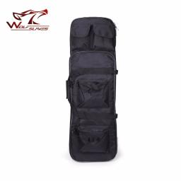 Estojo tático duplo para rifle de ar, 85cm, militar, capa de paintball, bolsa de ombro único, cs, airsoft, espingarda, bolsa de transporte - Image 5