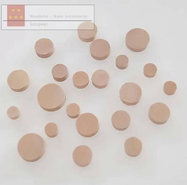 Tapete de Cortiça com 23 Peças: Acessórios para Instrumentos de Madeira com Buraco de Som e Peças de Reparo