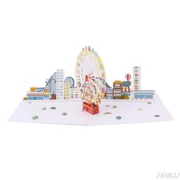 Decorações e convites 3d para aniversários com 38 estilos, bolo com roda de ferro, estrela, lua, gelo, castelo, cartões de visita, natal, envelopes, convite de aniversário - Image 5