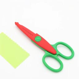 Tesoura decorativa com borda lacinho, para scrapbook artesanal infantil, cartão de arte seguro - Image 5